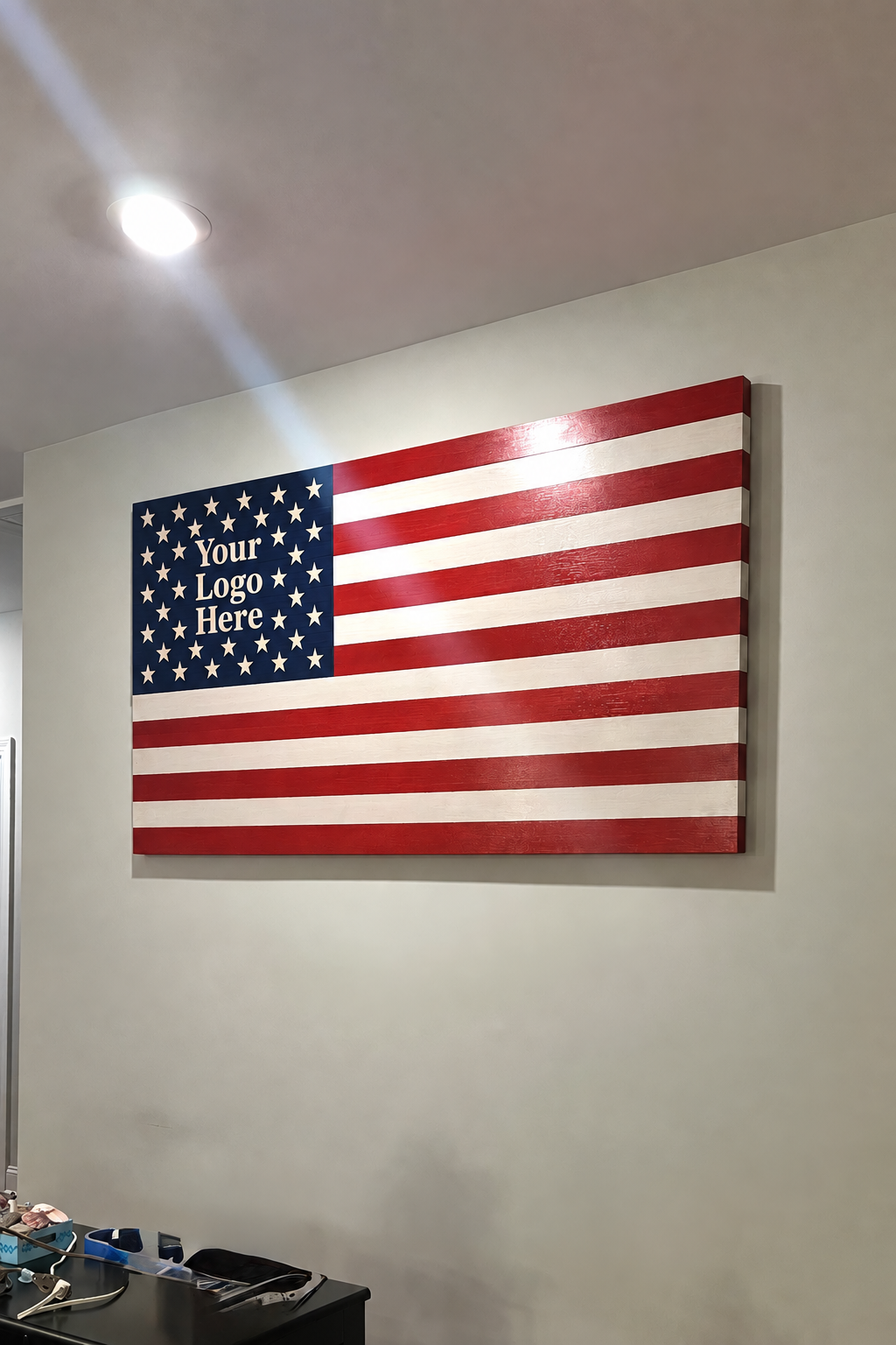 CUSTOM LOGO - AMERICAN FLAG
